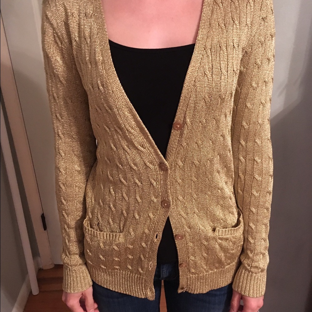 Ralph Lauren Black Label Gold L/S Cardigan